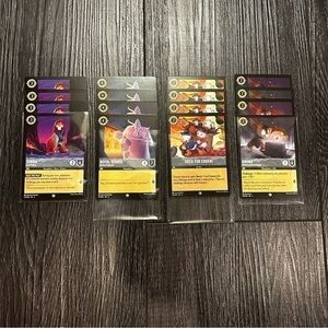 Disney Lorcana Steel 4x Playset Bundle